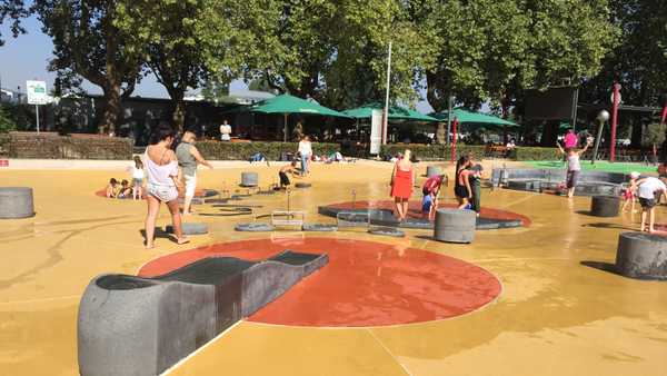 Sanierung Wassererfahrungsfeld am deutschen Eck in Koblenz