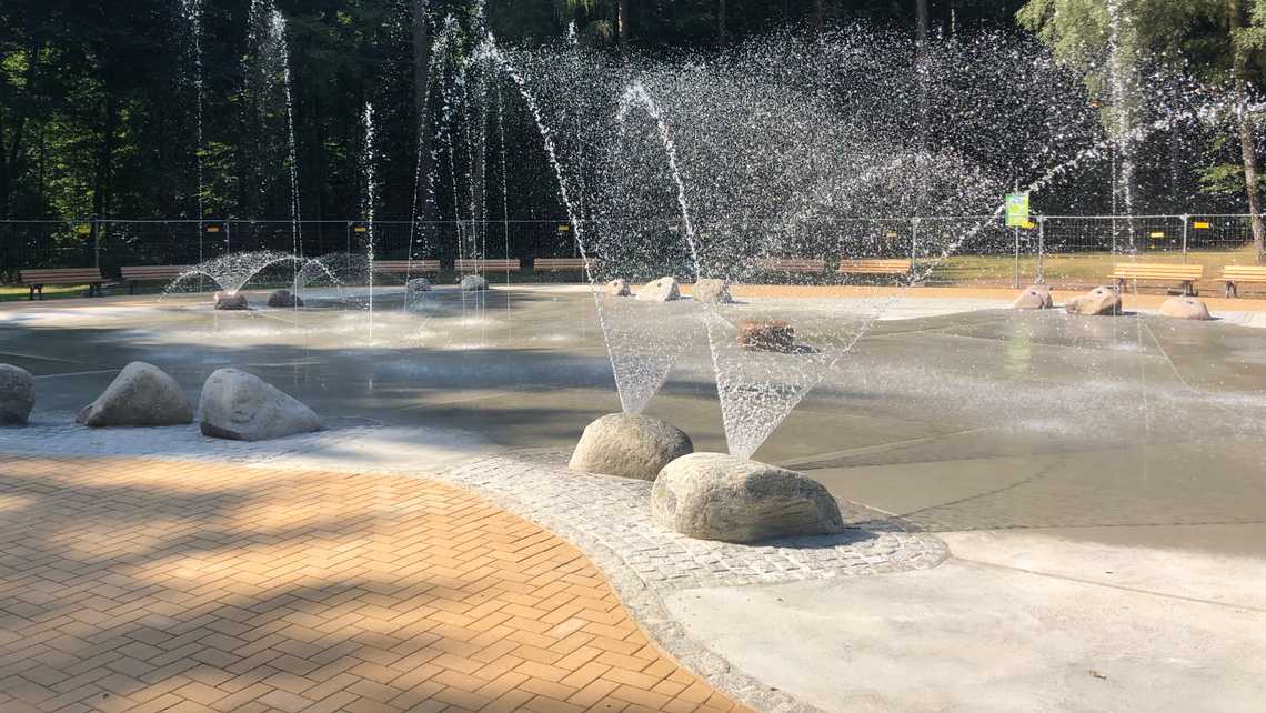 Wasserspielplatz Scheerwald Frankfurt 